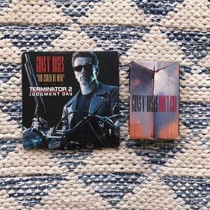 VTG Guns N' Roses Terminator 2 You Could Be Mine CD & Don’t Cry Cassette Tape